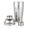 Irving Hammered Cocktail Shaker In Stainless Steel Viski®