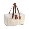 Tahoe Cream Picnic Basket for Four by Twine Living®