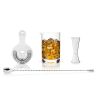 4-Piece Stainless Steel Mixologist Barware Set by Viski®