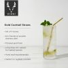 Belmont Cocktail Straws in Gold Viski®