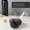 Rolling Crystal Wine Glasses (Set of 6)