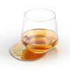 Hammered Brass Coasters by Viski®