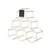Belmont Geo 6-Bottle Counter Top Wine Rack in Gold Viski®
