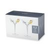 Seneca Faceted Crystal Martini Glasses Viski®