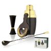 4-Piece Deco Barware Set in Two-Tone Viski®