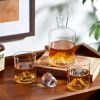 3-Piece Mountain Crystal Decanter and Tumbler Set Viski®