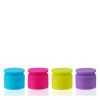 TrueCap™ Set of 4 Jewel Tone Bottle Stoppers by True