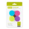 TrueCap™ Set of 4 Jewel Tone Bottle Stoppers by True