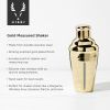 Belmont Measured Cocktail Shaker in Gold Viski®