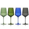 Reserve Nouveau Crystal Wine Glasses in Seaside Viski®