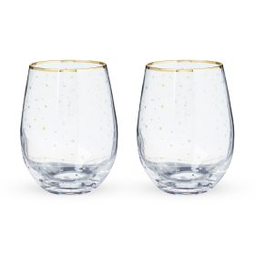 Starlight Stemless Wine Glass Set Twine®