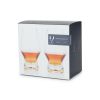 Raye Crystal Footed Scotch Glasses Viski®