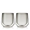 Double Walled Aurora Tumblers in Smoke (set of 2) by Viski