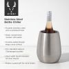 Harrison Insulated Bottle Chiller in Stainless Steel Viski®