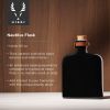Irving Nautilus Ceramic Flask in Black Viski®