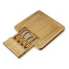 Bamboo Cheese Board and Knife Set Twine®