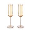Tulip Champagne Flute in Amber by Twine Living