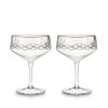 Admiral Crystal Coupe Glasses Viski®