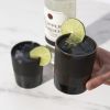 Stoneware DOF Tumblers in Black Viski®