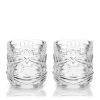 Pacific Crystal Tiki Lowball Tumblers Viski®
