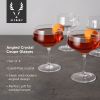 Raye Angled Crystal Coupe Glasses Viski®