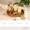 Gold Hammered Barware Set by Twine