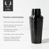 Titanium Cocktail Shaker in Black Viski®