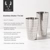 2-Piece Harrison Stainless Shaker Tin Set Viski®