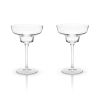 Angled Crystal Margarita Glasses by Viski®