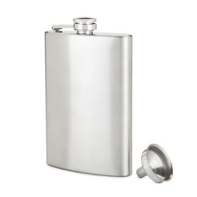 TrueFlask™: 8 oz Stainless Steel Flask