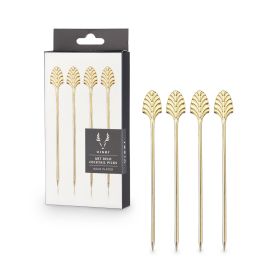 Gold Art Deco Cocktail Picks by Viski®