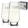 Raye Weighted Stemless Champagne Flutes Viski®