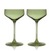 Reserve Nouveau Crystal Coupes in Sage Viski®