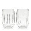 Double Walled Wine Glasses Viski®