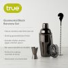 Gunmetal Black Barware Set by True®