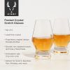Raye Crystal Footed Scotch Glasses Viski®