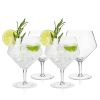 Raye Crystal Angled Gin & Tonic Glasses Viski®
