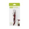 Truetap™: Double-Hinged Waiter's Corkscrew in Burgundy