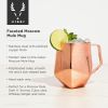 Seneca Faceted Moscow Mule Mug in Copper Viski®