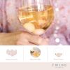 Rose Quartz Wine Gems Set of 6 by Twine®