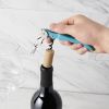 Truetap™: Double-Hinged Waiter's Corkscrew in Teal