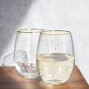 Starlight Stemless Wine Glass Set Twine®