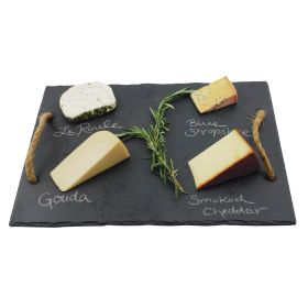 Slate Cheese Board by Twine® (Color: Black, Material: Slate)